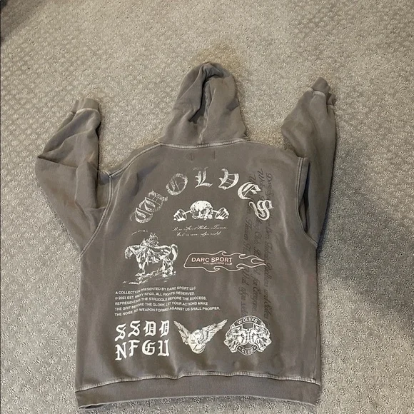 Men's Gray Darc Sport Hoodie - Picture 6 of 6